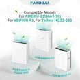 thumbnail image 2 of 2 Pack G3 A3 Replacement Filter for AMEIFU G3 Sferf-30(FXAP2W) Air Cleaner Puri-Fier. Compatible with VEWIOR A3 A3N Filter. for Tailulu HQZZ-260. 3 Stages True HEPA Air Cleaner Filter., 2 of 8
