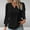 Black, variant on Patlollav Up to 65% off Fashion Womens V-Neck Long Sleeve Casual T-Shirt Top Solid Blouse