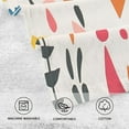 thumbnail image 5 of Yayeee 100% Cotton Hand Towels for Bathroom 16" x 28" Soft Absorbent Kitchen Towel, Beige Geometric, 5 of 7