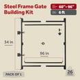 thumbnail image 4 of Adjust-A-Gate Gate Building Kit, 60"-96" w/  Gate Building Kit, 36"-60", 4 of 13