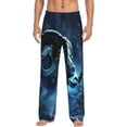 thumbnail image 1 of Balery Celestial Ram Night Sky Pantalones de pijama para hombre, pijama ultraligero, pantalón de descanso-3X-Large, 1 of 6