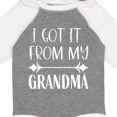 thumbnail image 4 of Inktastic I Got It from My Grandma Boys or Girls Long Sleeve Baby Bodysuit, 4 of 5
