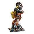 thumbnail image 2 of Colección creativa de figuras de banda de calaveras Figuras de músicos Estatua de esqueleto para Saxofón Argenta, 2 of 9