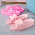 thumbnail image 3 of Zapatillas Kawaii de Hello Kitty para mujer, sandalias y Zapatillas de casa de gato lindo de fondo grueso, antideslizantes, ropa exterior de moda de Anime, Verano, 3 of 4