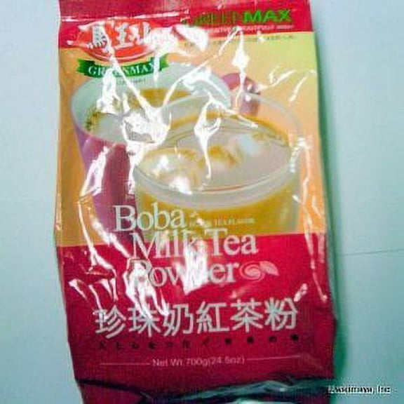 NineChef Bundle - Greenmax - Boba Milk Tea Powder Black Tea Flavor - 24.5 Oz (Pack of 2)   1 NineChef ChopStick