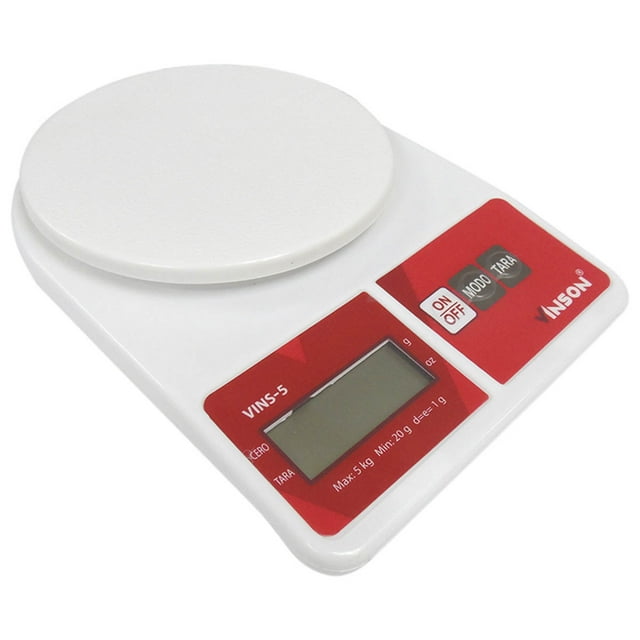 Bascula Gramera Multiusos De Cocina 5Kg Presicion 1gr Vinson Rhino VINS-5