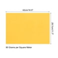 thumbnail image 2 of Uxcell 50 Sheets Colored Copy Paper for Office Printing Invitation Forms Art Projects Gold 16.54 x 11.7 inch, 2 of 7