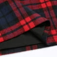 thumbnail image 5 of Womens Wool Plaid Mini Skirt Fall Winter High Waisted Bodycon Pencil Skirt, 5 of 6