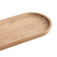thumbnail image 3 of tredstone Oval Wooden Tea Tray Serving Table Plate Snacks Food Tea Storage 10x23cm, 3 of 8