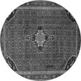thumbnail image 1 of Ahgly Company Indoor Round Persian Gray Traditional Area Rugs, 6' Round, 1 of 1