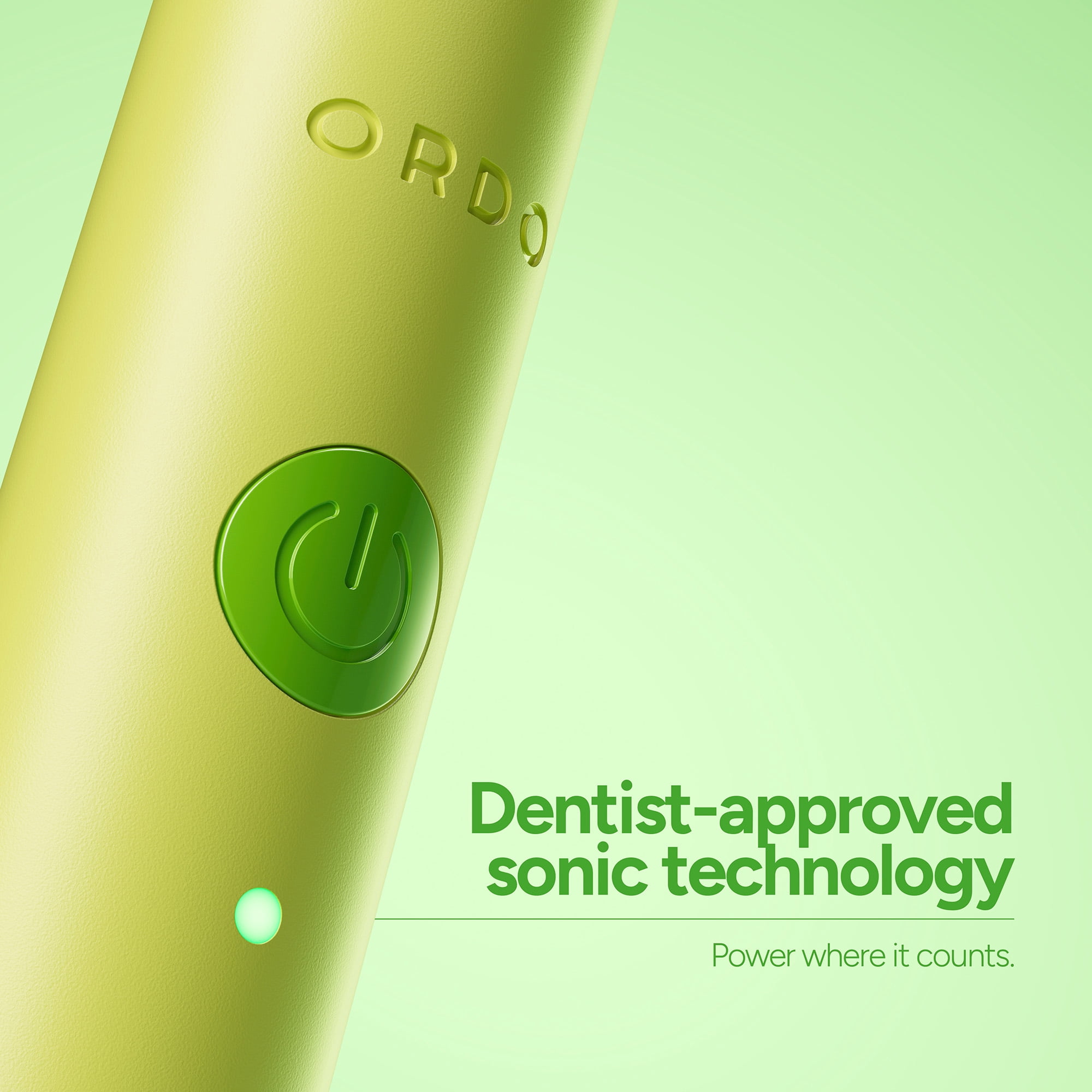 Ordo Sonic Edge Rechargeable Electric Toothbrush Lime Sorbet