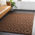 thumbnail image 2 of BoutiqueRugs Hamptonville Solid & Striped Runner Rug - Dark Brown - 2'3" x 14' Runner, 2 of 13