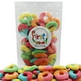 thumbnail image 2 of FirstChoiceCandy Gummi Rings (Rainbow Sour Neon Assorted Flavors, 5 LB), 2 of 4