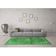 thumbnail image 3 of Ahgly Company Indoor Rectangle Medallion Emerald Green Traditional Area Rugs, 5' x 7', 3 of 4