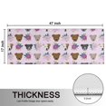 thumbnail image 5 of Kitchen Rugs Sets Of 2,Cute Pitbull Terriers Dog and Flower Anti Fatigue Kitchen Mat Rugs Non Slip Washable,Decorative Kitchen Floor Mats for Kitchen,Sink,Laundry,17"X47", 5 of 5