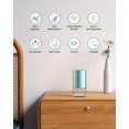thumbnail image 3 of Essential Oil Diffuser Waterless Aromatherapy Diffusers for Home, Bedroom, Car, Office, Desk, Battery Operated, 100mL Capacity, Small Diffuser for Pure Scent, Diffuseur D'Huile Essentiel AN9 Mint, 3 of 6