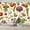 Color 2, variant on Wallpaper Colorful Fruit Market Display Pineapples Bananas Fresh Produce Peel and Stick Wall Murals 69"H x 96"W Removable PVC Wall Paper for Kitchen Restaurant Dining Room Supermarket Room