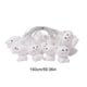 thumbnail image 3 of Guirnalda de luces decorativas de Pascua | Luces LED blancas de plástico de 10 a 20 bombillas | Brillo suave y cálido | Decoración navideña flexible para interiores y exteriores | Iluminación fes, 3 of 5