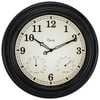 Equity by La Crosse 27915 15.5" In/Out Temperature and Humidity Wall Clock