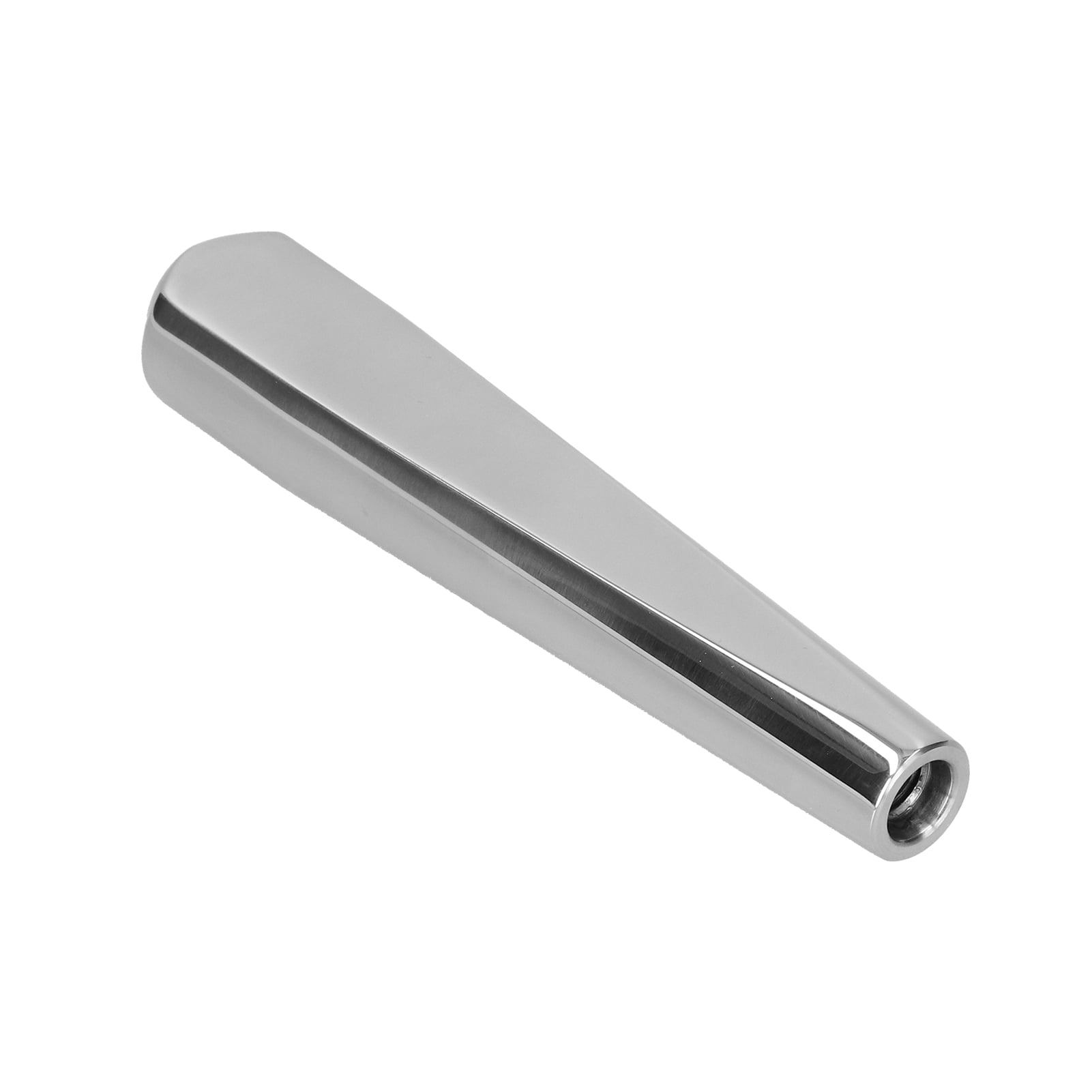 M Buder 3/8 Inch Thread Stainless Steel Beer Tap Handle Replacement, Heavy Duty Draft Beer Kegerator Faucet Handle Keg Accessory for Home Bar, Silver (10 inches / 25.4 cm)
