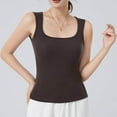 thumbnail image 6 of Women's Padded Camisole Top, Breathable Square Neck Sleeveless with Adjustable Straps for Lounge and Sleepwear, 6 of 8