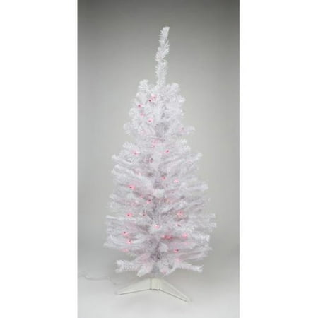 Northlight 2 ft. Pre Lit Flat-Round Tip Wrapped Artificial Tabletop Christmas