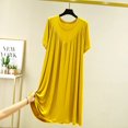 thumbnail image 1 of Ropa de dormir de algodón Modal para mujer, ropa de dormir de talla grande para uso doméstico, ropa de dormir acolchada de algodón de maternidad para mediana edad, novedad de verano de 2022, 1 of 5