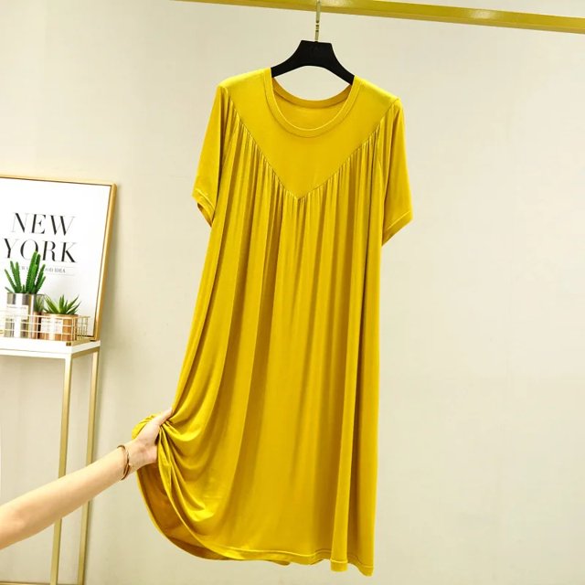 Ropa de dormir de algodón Modal para mujer, ropa de dormir de talla grande para uso doméstico, ropa de dormir acolchada de algodón de maternidad para mediana edad, novedad de verano de 2022