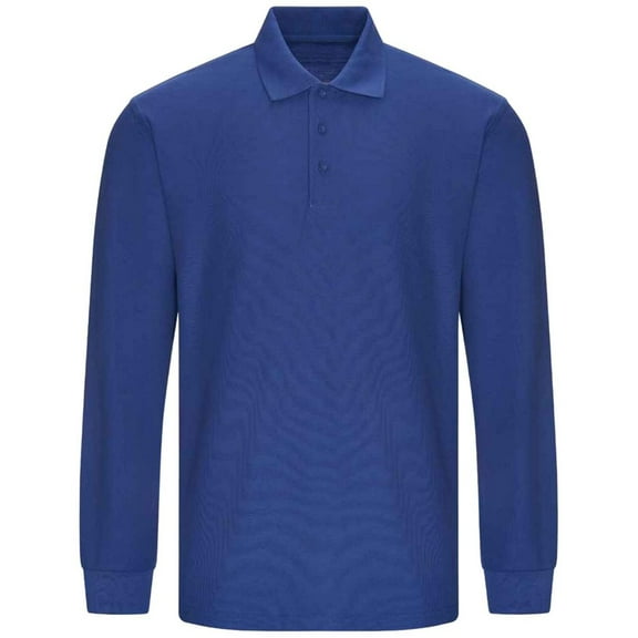 PRORTX Mens Long-Sleeved Polo Shirt