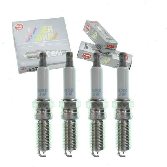 4 pc NGK Laser Iridium Spark Plugs compatible with Isuzu i-290 2.9L L4 2007-2008