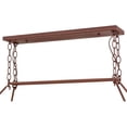 thumbnail image 2 of Meyda Tiffany 77830 39" L Simple Mission Pot Rack - Orange, 2 of 7