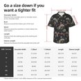 thumbnail image 5 of Fuzoiu Vintage Moon with Plants and Fox Print Hawaiian Shirt for Men, Summer Beach Casual Short Sleeve Button Down Shirts, Men’s Beach Summer Shirts with Pocket,Medium, 5 of 7