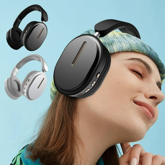 RFUGUG Bluetooth Headphones Over-Ear with Advanced Noise Cancelling - Card Insertion Enabled, Stereo Sound Wireless Headset for Premium Audio Experience on the Go