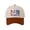 Coffee, variant on Color Blocked Hat Number Printed Soccer Fans Baseball Cap Adjustable Football Supporters Soccer Hat for Men Women