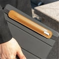 thumbnail image 3 of 1pc for Book Notebook Pouch Protective Dust Proof Pencil Case Tablet Pencil Holder Leather Protective Case Touch Screen Pen Cover BROWN, 3 of 8