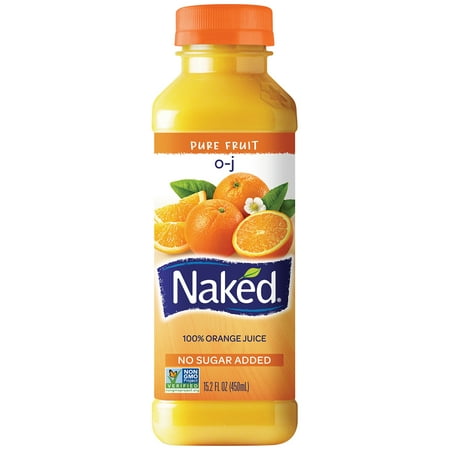 Naked Juice O-J 100% Orange Juice 15.2 fl. oz. Bottle