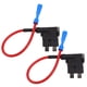 thumbnail image 3 of Juego de 2 tomas de fusibles para circuito de coche, conector de portafusibles automotriz para cámara de salpicadero, adaptador de caja de fusibles mediano (no incluye fusible), 3 of 8