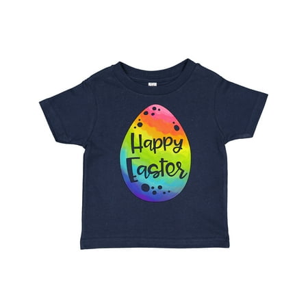 

Inktastic Happy Easter Rainbow Easter Egg Gift Toddler Boy or Toddler Girl T-Shirt