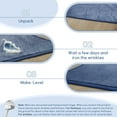 thumbnail image 6 of Teler Baby Play Mat for Floor, 1.18" Thick Foam 47"×47" Playmat, Ultra-Soft Plush Feel & Non-Slip Backing Safe for Infants, Toddlers Crawling, Navy Blue, 6 of 10