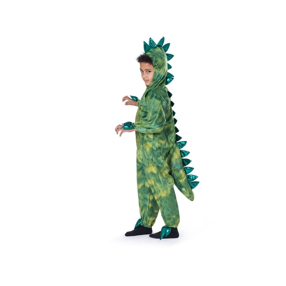 Disfraz de dinosaurio T-Rex de Dress Up America para niños, color verde grande