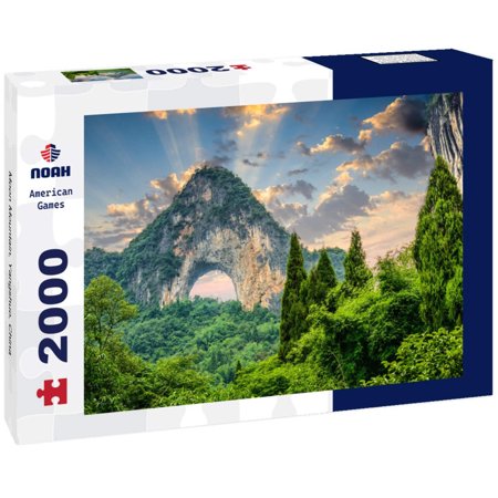 Noah Jigsaw Puzzle Moon Mountain, Yangshuo, China 2000 Pieces