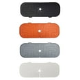 thumbnail image 1 of Kitchen Faucet Sink Splash Guard  Silicone Faucet Water Catcher Mat – Sink Draining Pad Behind Faucet  Rubber Drying Mat for Kitchen & Bathroom Countertop Protect  1 Pack, 1 of 6