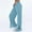 Light Blue, variant on Oplxuo Womens Wide Leg Striped Athletic Jogger Pants, Lightweight Losoe Elastic Waist Soft Lounge Sweatpants with Pockets