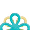 thumbnail image 4 of Nuby Fun Loops Silicone Teether for Babies and Toddlers, Yellow & Aqua, 4 of 8