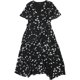 thumbnail image 1 of Alfani Womens 2-Tone Wrap Dress, Negro, 12, 1 of 2