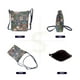 thumbnail image 4 of Bandolera Signare Tapestry Small para mujer, diseño azul, 4 of 7