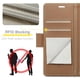 thumbnail image 3 of Funda tipo cartera para iPhone 16 Pro Max con tarjetero, función atril, bloqueo RFID, cierre magnético, funda protectora de piel sintética a prueba de golpes para iPhone 16 Pro Max, 3 of 8