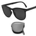 thumbnail image 2 of Folding Polarized Sunglasses for Women Men Foldable Driving Anti-glare Sun Glasses, UV400 Protection Ultra Lightweight Folding Sunglasses, with Folding Sunglasses Case, 2 of 10