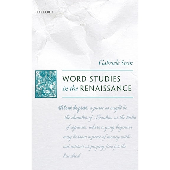 Word Studies in the Renaissance, (Hardcover)
