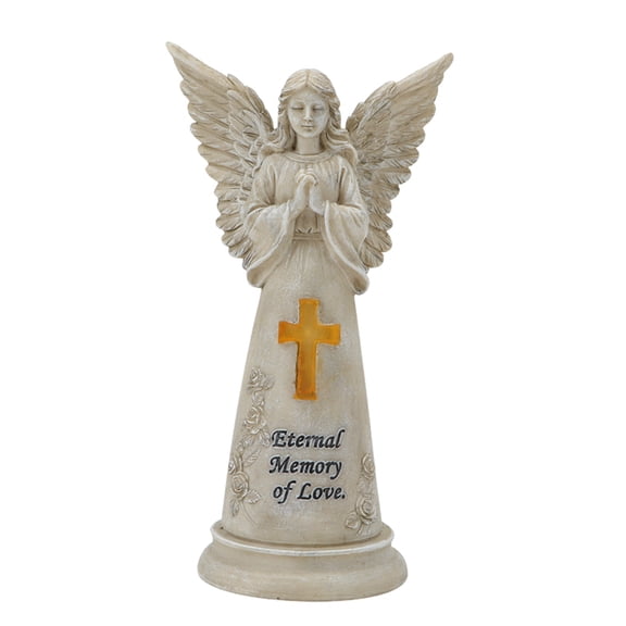 Angel Garden Decors Statue Solar Angel Decorations for Yard Outdoor Patios Housewarmings Gift Praying Angel Figurines